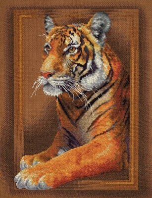 Благородный тигр, набор для вышивания
