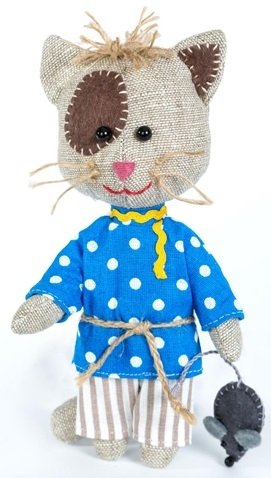 Набор для шитья текстильной игрушки "Домовитый кот Василий"