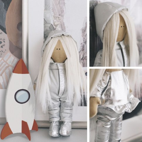 Набор для шитья "Мягкая кукла Космонавт Дакота"