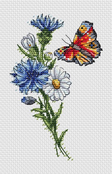 Вышивка крестиком схемы бесплатно: Бабочки - Свое рукоделие