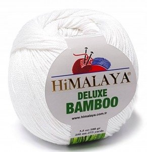 Пряжа Himalaya Deluxe Bamboo 60% бамбук, 40% хлопок, 100г/250м