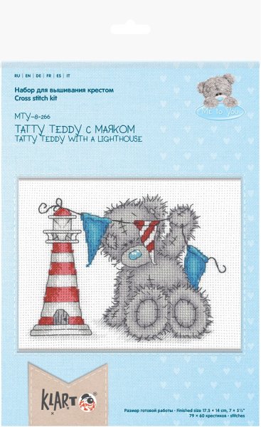 Tatty Teddy с маяком, набор для вышивания