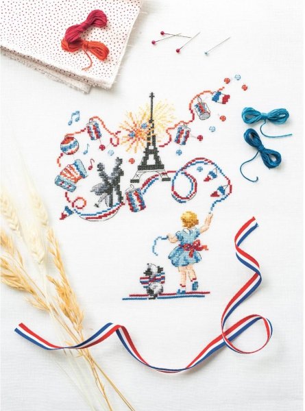 Французская вышивка крестом. Праздники и традиции Франции. 20 удивительных дизайнов