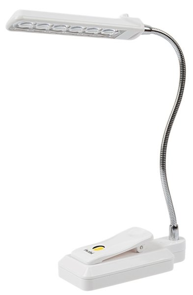 Светодиодный светильник с клипсой-подставкой, белый