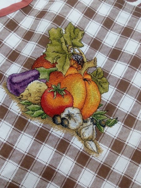 Овощной этюд, схема для вышивки