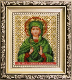 Икона святая мученица Иулиания Птолемаидская, набор для вышивки