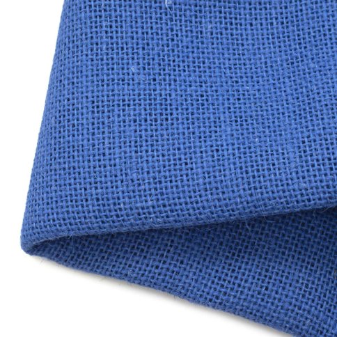 Ткань декоративная, рогожка 2AR113, цвет синий