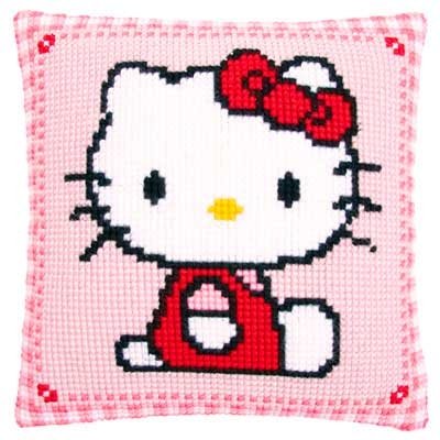 Hello Kitty, набор для вышивания подушки
