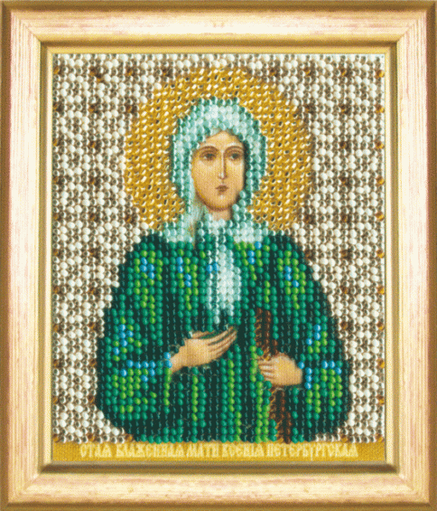 Икона блаженная Ксения Петербургская, набор для вышивки
