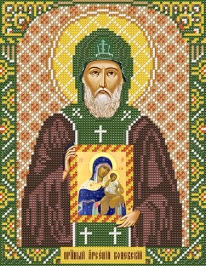 Святой Преподобный Арсений Коневский, набор для вышивки
