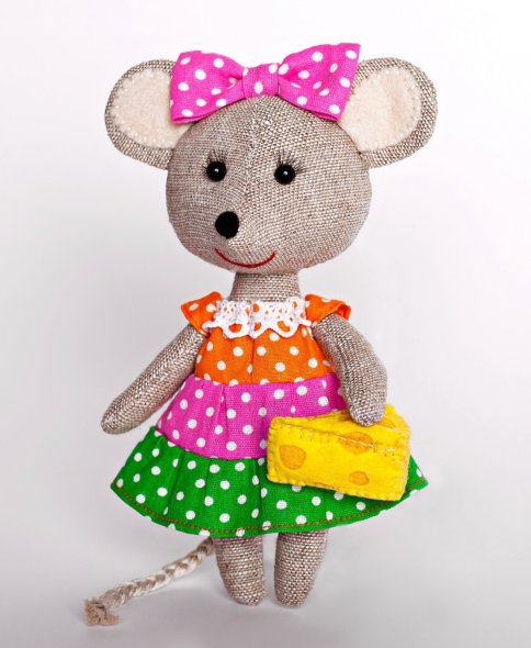 Набор для шитья текстильной игрушки "Мышка-Норушка"