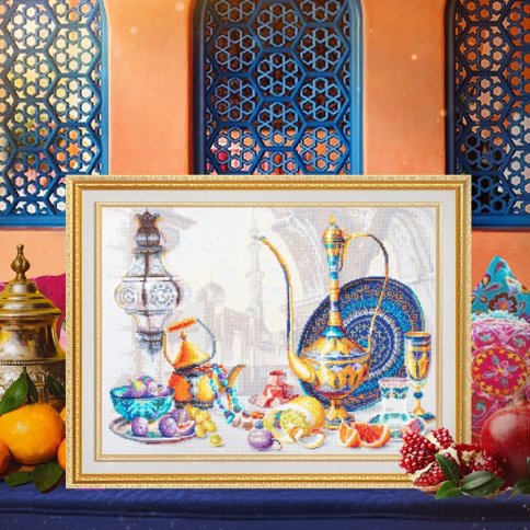 Яркие краски Марокко, набор для вышивания