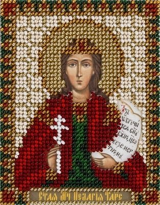 Икона Св. мученицы Пелагии Тарсийской, набор для вышивки 