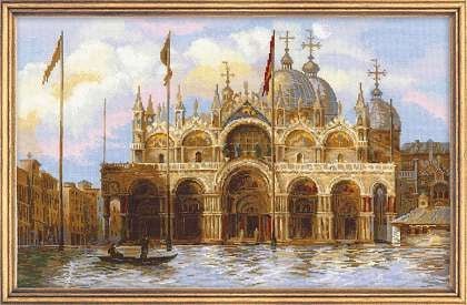 Венеция. Площадь Сан-Марко, набор для вышивания