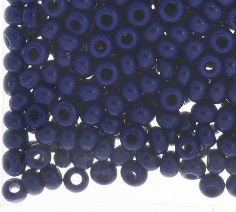 Бисер Preciosa Rocaille, размер 10/0, глянцевый, цвет 33070, темно-фиолетовый, 50гр