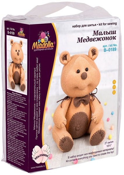 Набор для шитья игрушки "Малыш Медвежонок"