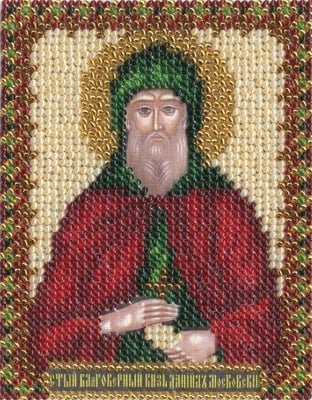 Икона Св. Благоверного Даниила Московского, набор для вышивки