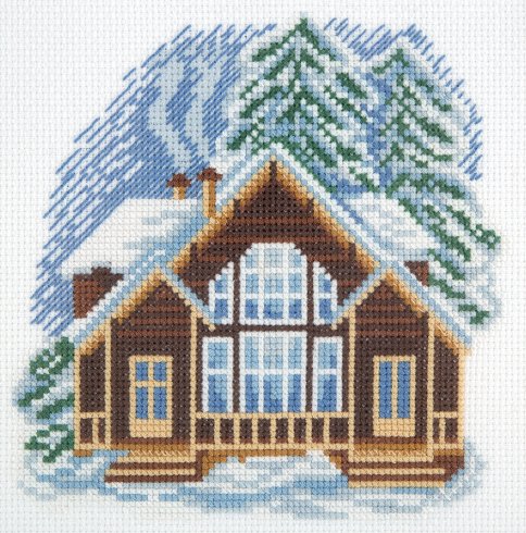 Дом на Снежной улице, набор для вышивания