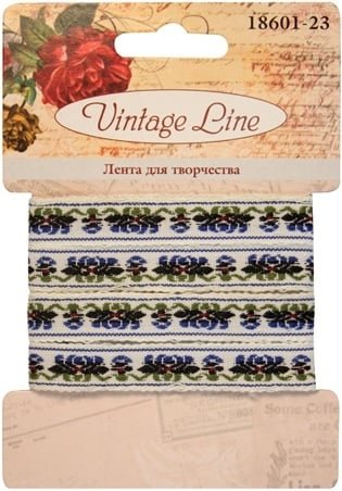Лента декоративная, Vintage Line 18601-23
