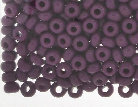 Бисер Preciosa Rocaille, размер 10/0, глянцевый, цвет 23040, темно-пурпурный, 50гр