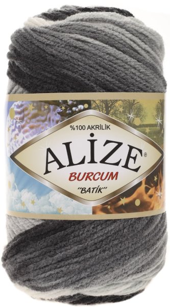 Пряжа Alize Burcum Batik, 100% акрил, 100гр/210м