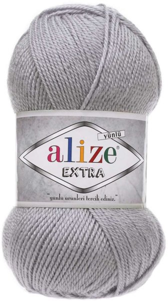 Пряжа Alize Extra, 90% акрил, 10% шерсть, 100гр/220м
