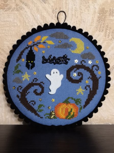 Комплект "Тыквы хеллоуин", схема для вышивки