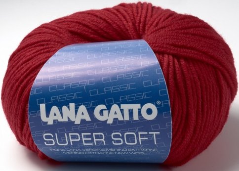 Пряжа Lana Gatto Super Soft 100% мериносовая шерсть экстрафайн, 50г/125м