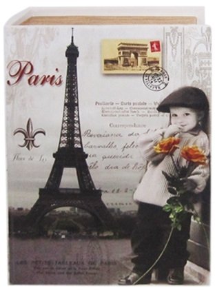 Шкатулка декоративная "Письмо из Парижа", 24х18х6.5см
