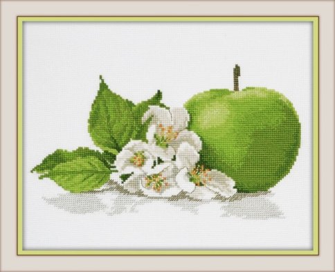 Яблочный аромат, набор для вышивания