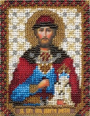 Икона Св. Благоверного князя Дмитрия Донского, набор для вышивки