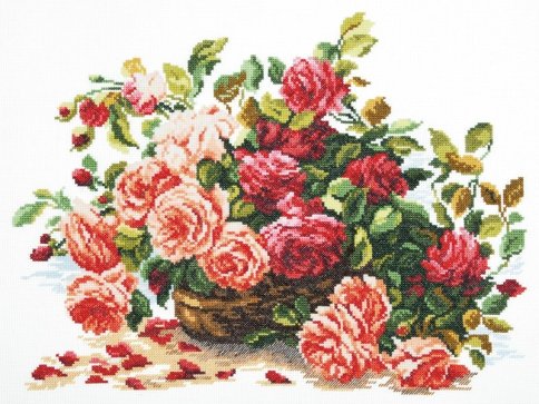 Королевские розы, набор для вышивания