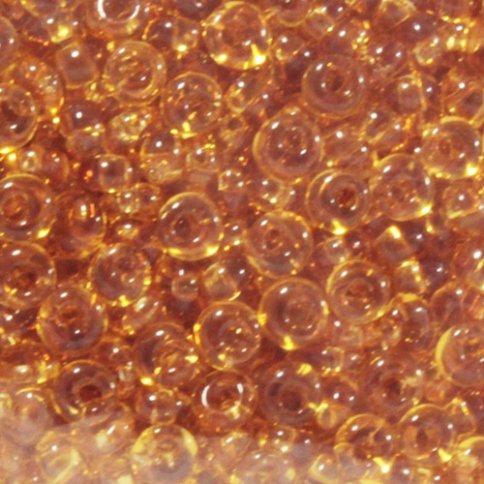 Бисер Preciosa Drops, размер 8/0, прозрачный, цвет 10050, светлый янтарь, 50гр