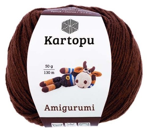 Пряжа Kartopu Amigurumi, 49% хлопок, 51% акрил, 50г/130м