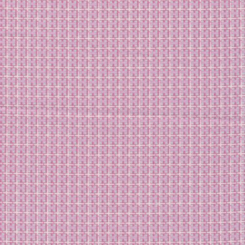 Ткань для пэчворка Peppy, принт клетка ярко-розовый
