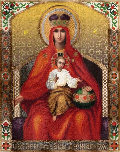 Икона Божией Матери "Державная", набор для вышивки