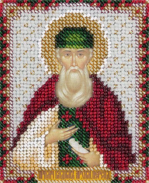 Икона Святого преподобномученика Вадима Персидского, набор для вышивки 