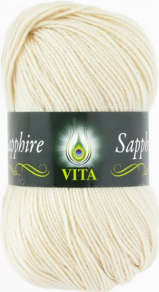 Пряжа поштучно Vita Sapphire, 45% шерсть, 55% акрил