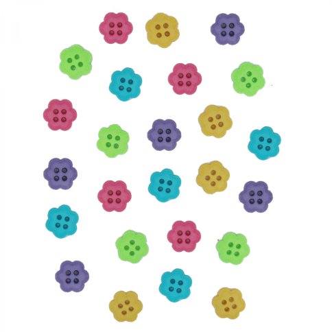 Набор пуговиц "Цветочные конфетки"