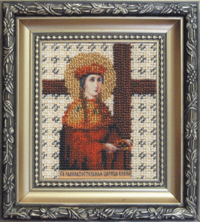 Икона святая равноапостольная царица Елена, набор для вышивки