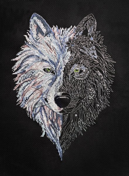 Волк, набор для вышивания Абрис Арт