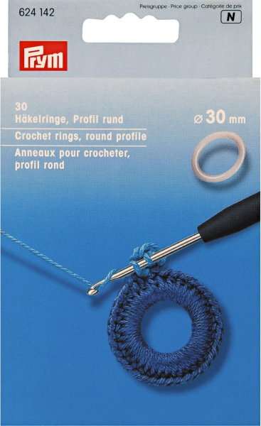Кольца для обвязывания крючком, 30 мм