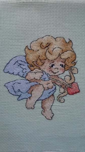 Ангел, авторская схема для вышивки