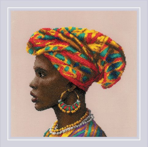 Женщины мира. Африка, набор для вышивания крестом