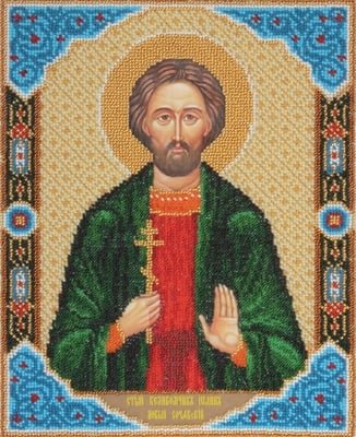 Икона Св. Великомученика Иоанна Сочавского, набор для вышивки