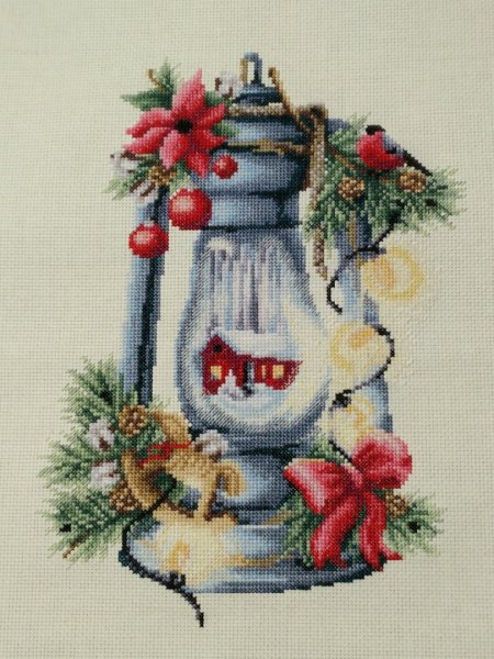 Свет Рождества, схема для вышивания