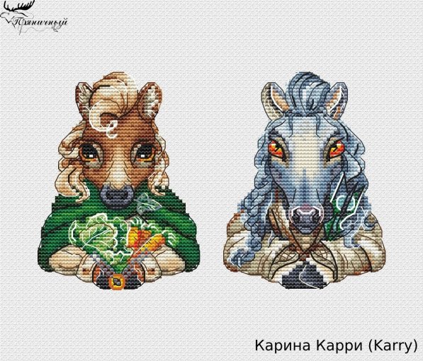 Схема для вышивания крестом «Покажись пони • Show Pony» Heritage Crafts